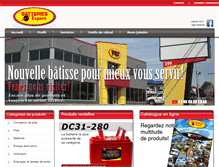 Tablet Screenshot of batteriesquebec.com
